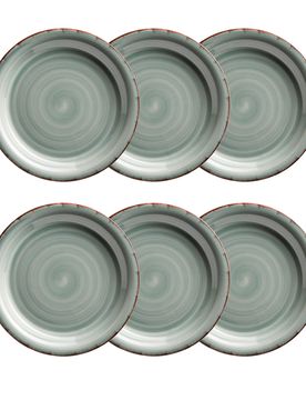 Dessertteller-Set, Steingut LUMACA