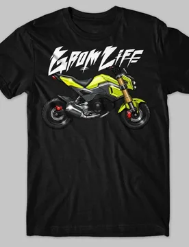 Models MSX125 Motorcycle Grom Life T-Shirt 100% Cotton O-Neck Short Sleeve Summer Casual Mens Tee Rider Streetwear - Aliexpress - FashionsVida