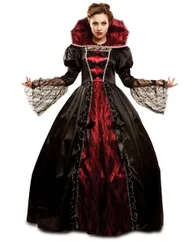 Halloween-Kostüm Barock Vampirin für Damen - female