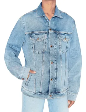 Giacca Di Jeans Boyfriend Denim Rh8 M