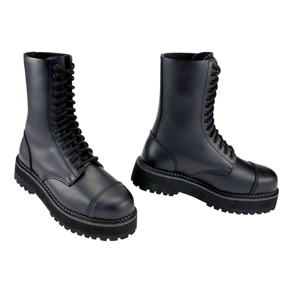 Stivali Plateau Phantom 1 Eyelet Black EU 43 - Brandit - FashionsVida