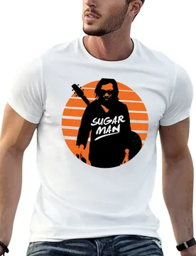 Sixto Rodriguez - Sugar Man T-Shirt essential t shirt black cotton t-shirt plain for man package men t shirt cotton 100% T-shirt - Aliexpress - FashionsVida