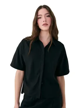Lole Chemise à Manches Courtes Olivie Black S