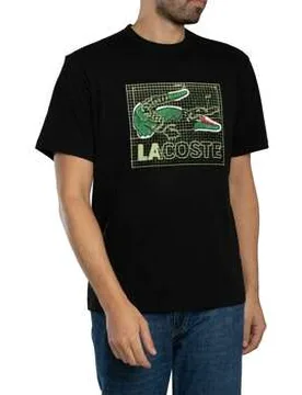 T-Shirt Plan Grafik-T-Shirt Eu Xxl;Eu M;Eu L;Eu Xl Male - Lacoste - FashionsVida