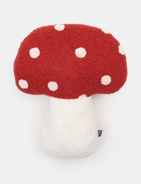 Cuscino decorativo a forma di fungo amanita - maroon