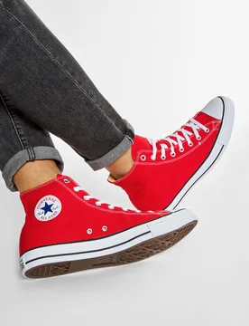 Sneakers aus Stoff Chuck Taylor All Star HI M9621C Rot 42_5 male - Converse - FashionsVida