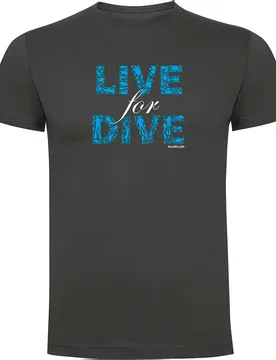 Maglietta A Maniche Corte Live For Dive