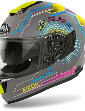 Casco Moto Integrale in Fibra ST 501 Power Opaco taglia L - Airoh - FashionsVida