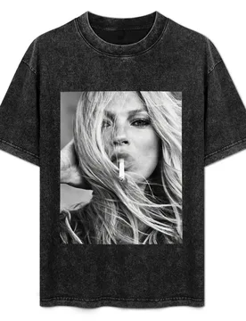 VIntage Kate Moss Smoking Oribinal T-Shirt boys whites Blouse customs design your own sweat shirts graphic tee men - Aliexpress - FashionsVida