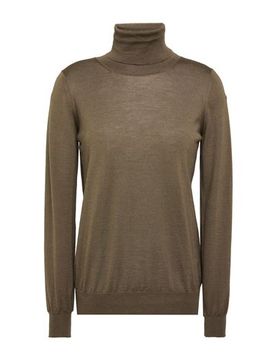Rollkragenpullover Damen Militärgrün L,M,XL,XS Damen