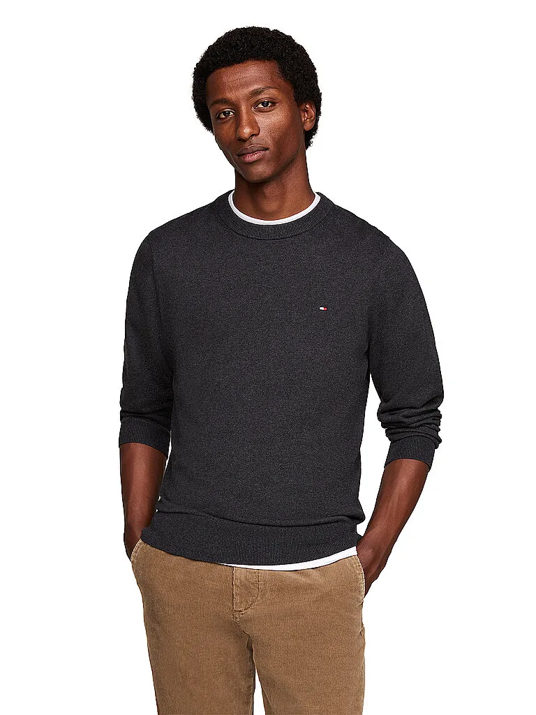 Tommy Hilfiger Pull gris L - Tommy hilfiger - FashionsVida
