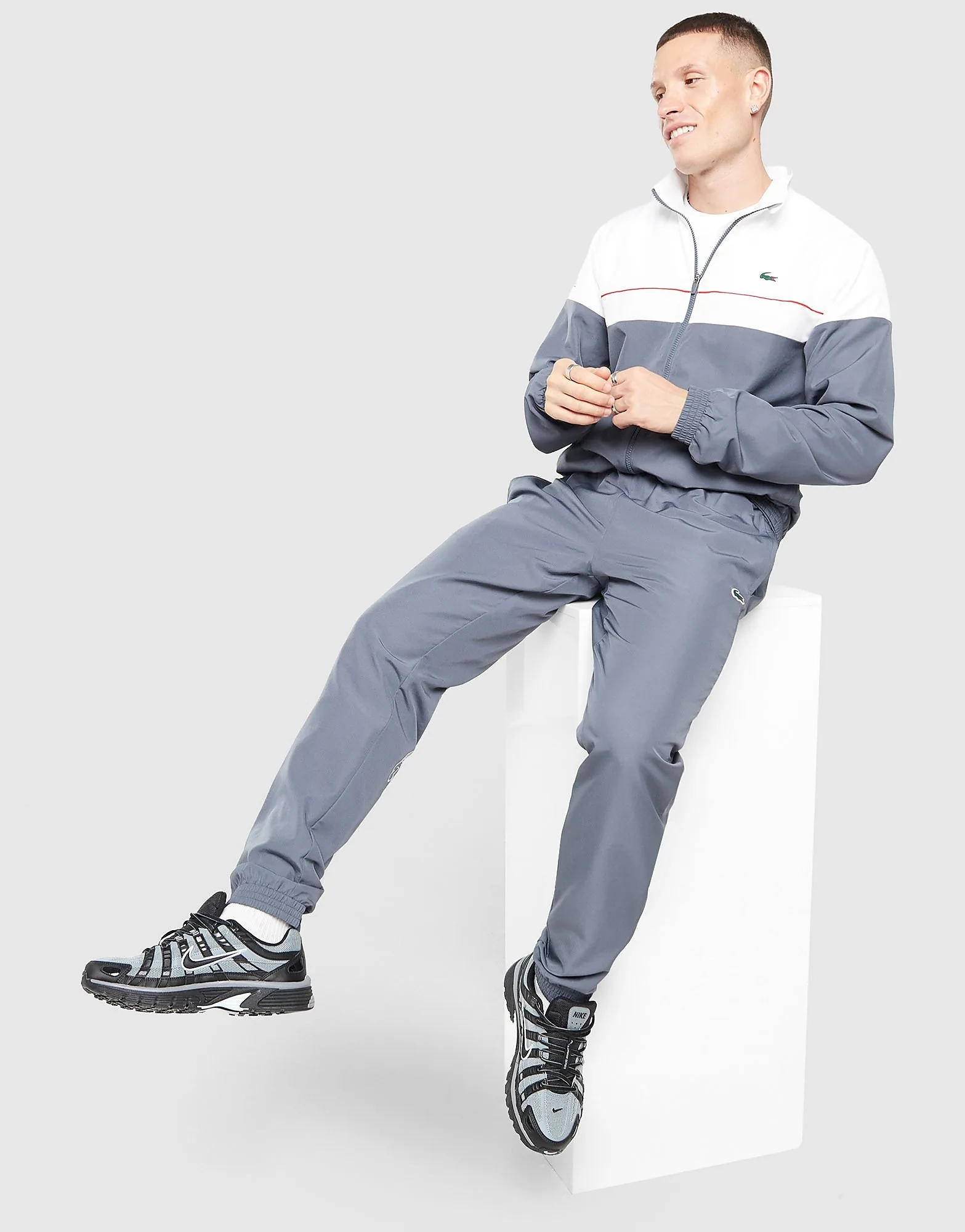 Panel Track Pants - Herren, Grau - male - Size: 8/3XL - Lacoste - FashionsVida