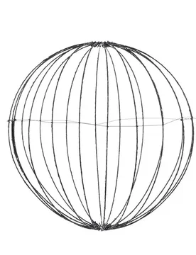 Éclairage De Noël En Forme De Boule Métallique Pliable 224 Pièces Black One Size - Wellhome - FashionsVida