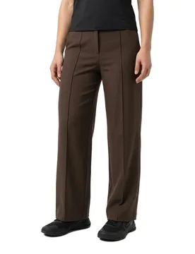 Pantaloni A Vita Alta Reemaj Chocolate Brown 42