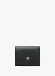 Portefeuille à logo effet cuir