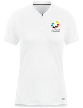 Jugend trainiert" Polo Pro Casual (weiß / Größe M / Unisex)