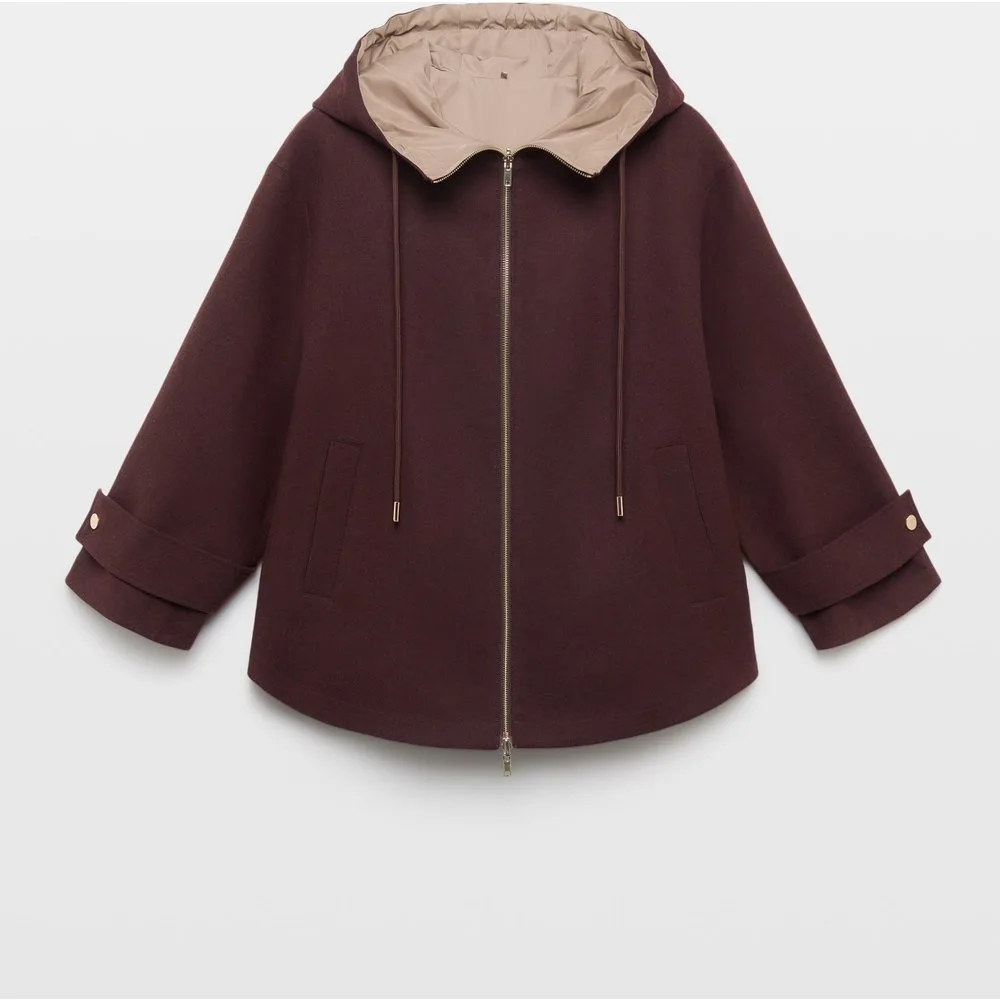 Abrigo de mujer paño reversible - Woman El Corte Inglés - FashionsVida