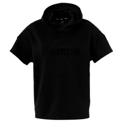 T-shirt à Manches Courtes Black & White Hooded Black L