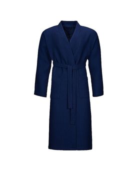 Albornoz unisex WELLINGTON-L Winternight azul oscuro M