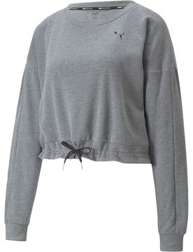 Train French Terry Crew Sweatshirt Damen Sweatshirt, grau XS