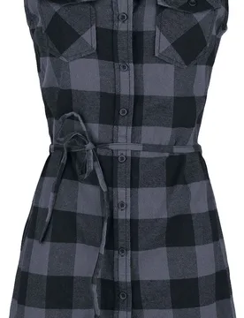 Top - Gracey Sleeveless Longshirt - XS bis 5XL - für Damen - Größe 4XL - schwarz/grau - Frauen - female - Brandit - FashionsVida