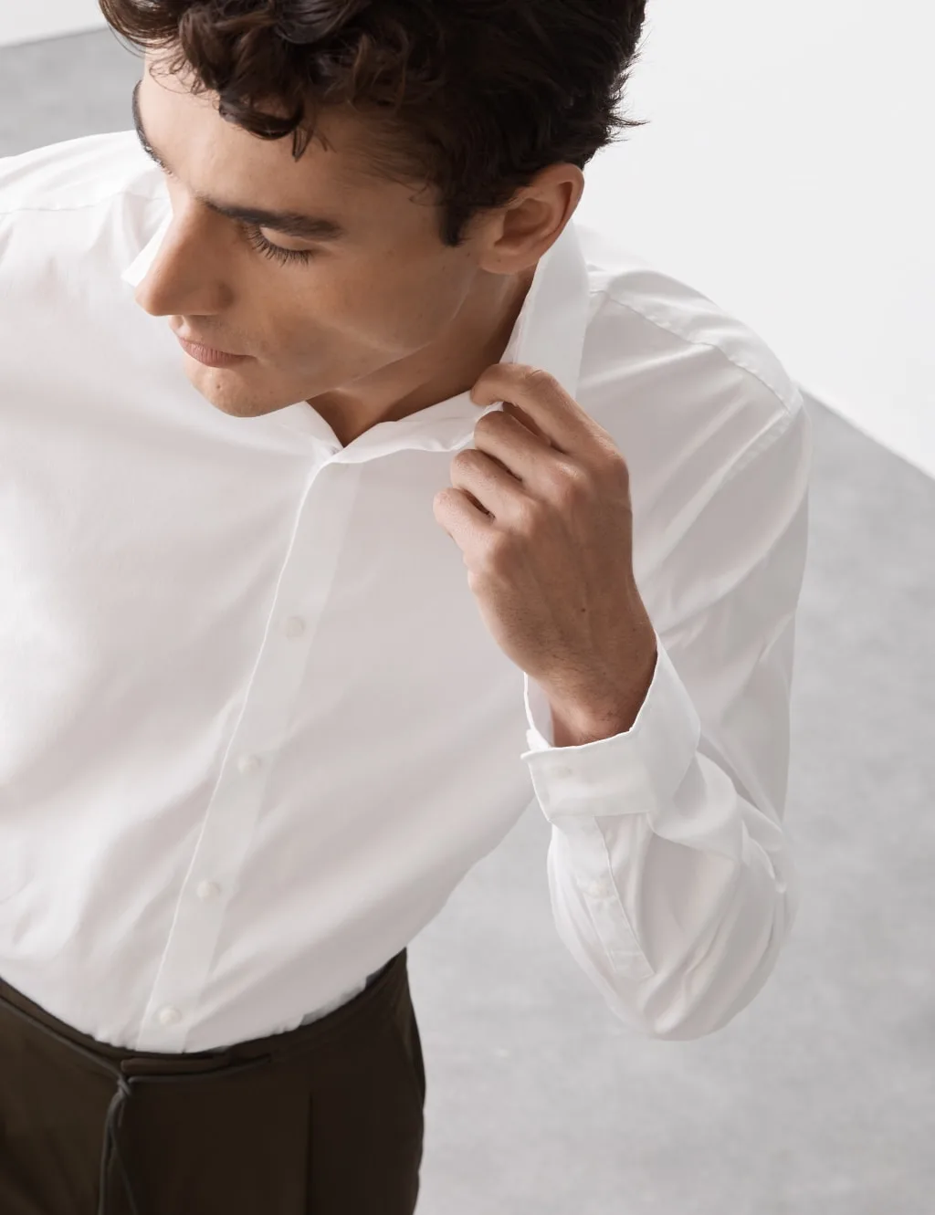 Slim Fit Performance Shirt White male - Autograph - FashionsVida