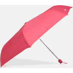Paraguas plegable manual en fucsia