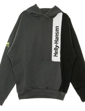 Felpa Leggera Cappuccio Uomo Blocked Hoodie Charcoal/charbon
