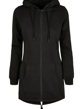 Kapuzenjacke - Ladies Sweat Parka - S bis XL - für Damen - Größe XL - schwarz - Frauen - female - Build Your Brand - FashionsVida
