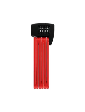 Lucchetto pieghevole per bici BORDO™ Lite 6055/85 Combo rosso - ABUS - FashionsVida