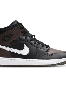 Aj1 Mid Uomo - Sneakers Marrone - Taglia 40 - Cuoio, Sintetico 40 - Jordan - FashionsVida