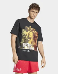 Mens T-shirt Bob Marley Originals - Nero, nero nero Uomo taglia M