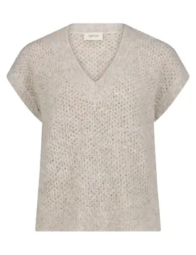 Strickpullover Kurz ohne Arm female - 44 - FashionsVida