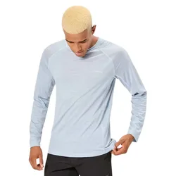 Maglietta A Maniche Lunghe Merino Blue XL