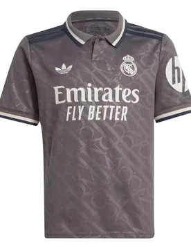 Ausweichtrikot Kinder Real Madrid 2024/25 - Gris - male - Size: 9/10 ans - Adidas - FashionsVida