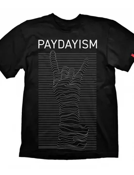 T-shirt à Manches Courtes Payday 2 Paydayism Black S unisex - Dpi - FashionsVida