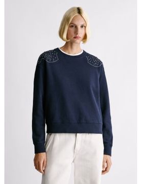 Para mujer. PL5800027 Sudadera Ellis (M), Casual, Algodón
