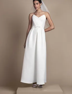 Women's Strapless Sweetheart Full Skirted Wedding Dress in Ivory Size: 16 - Ivory - Size: 16 - Coast - FashionsVida
