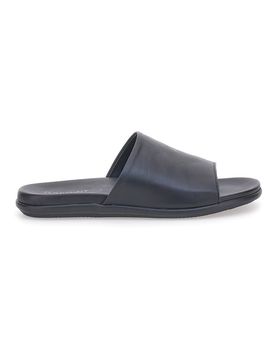 Ciabatte Nere in Pelle Made in Italy 8113 45