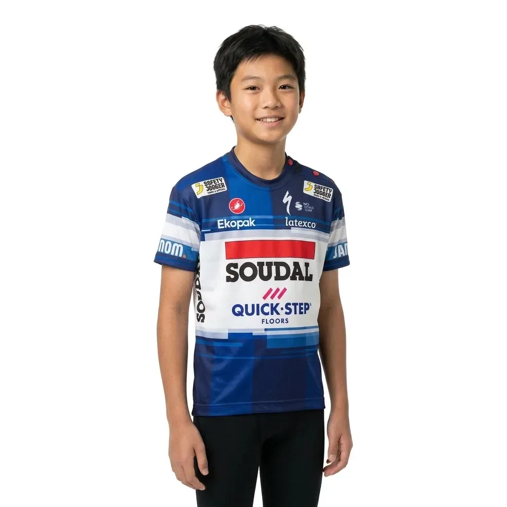 Maglia A Maniche Corte Soudal Quick-step 2023 Dark Blue - Castelli - FashionsVida