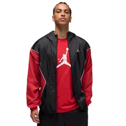 Brooklyn Men Track Tops - Black - Size L - Poly Woven - Black - Size: Large