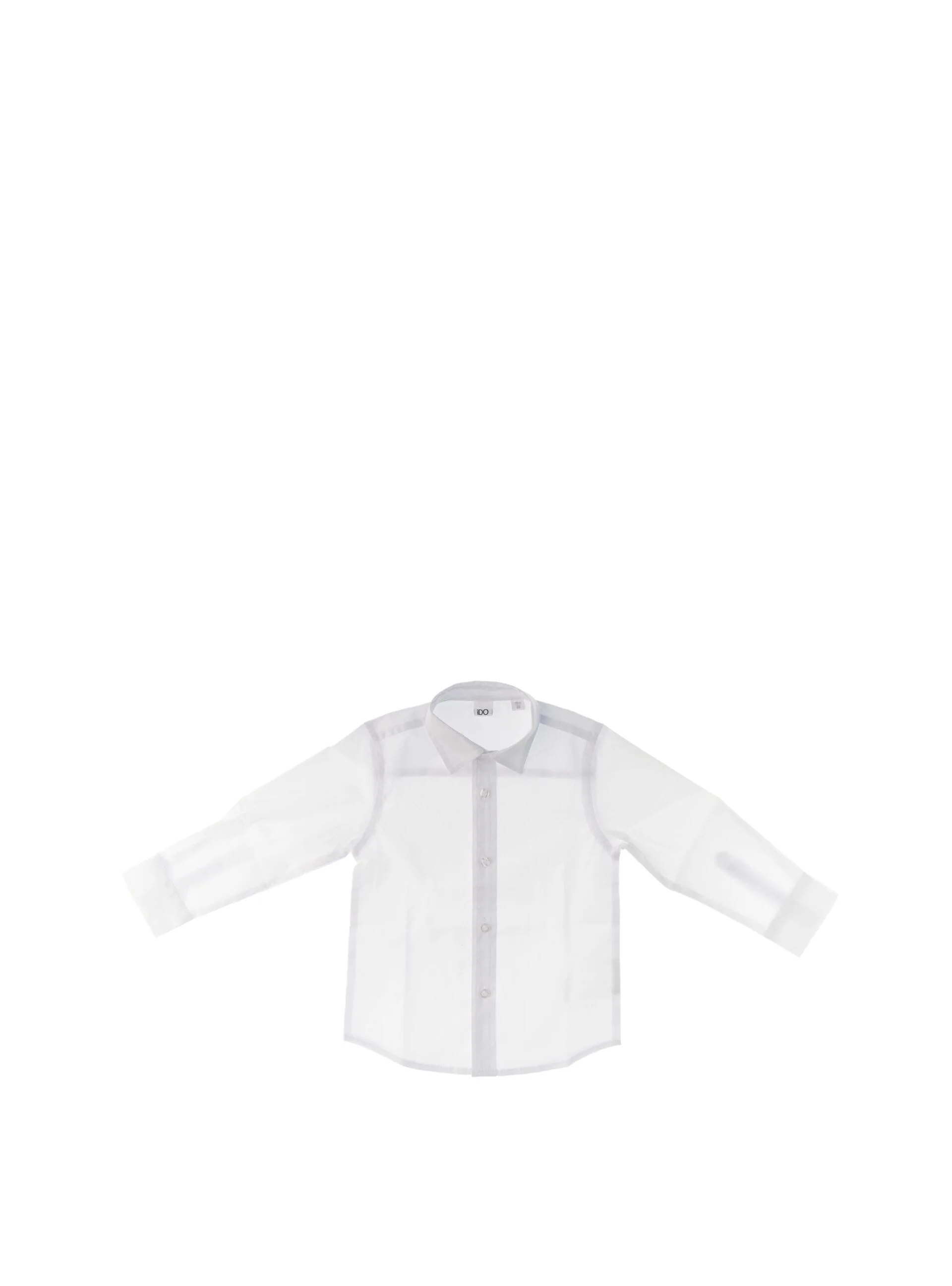 Camicia misto cotone BIANCO 12M - iDO - FashionsVida