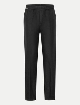 Leinen Jogpants Schwarz M
