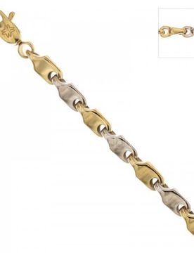 Bracciale Uomo in Oro Giallo e Bianco 803321734697