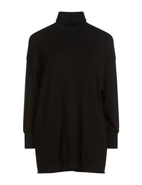 Rollkragenpullover Damen Schwarz S Damen