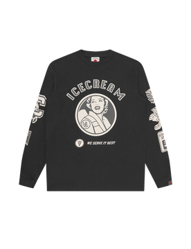 Multi Graphic L/S T-Shirt - Black