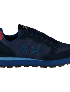 Baskets Tom Solid Navy Blue / Bordeaux EU 46 - Sun68 - FashionsVida