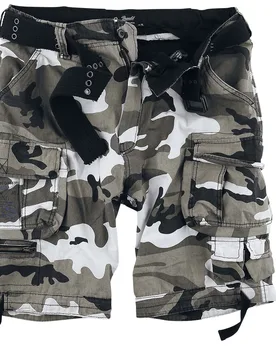Camouflage/Flecktarn Short - Savage Vintage Shorts - S bis 7XL - für Männer - Größe S - snowcamo - Männer - male - Brandit - FashionsVida