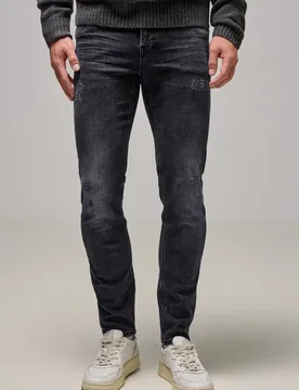 Street One Jeans im Slim Fit male Schwarz - Street One MEN - FashionsVida