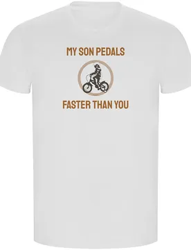 T-shirt à Manches Courtes Faster Than You Eco